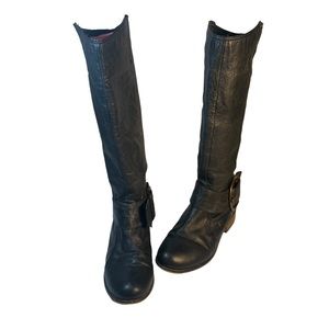 Madden Girl Black Heeled Boots